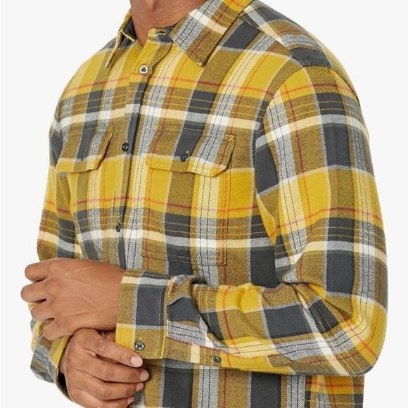 The North Face Men's Arroyo Flannel Shirt - Mineral Gold XXLarge Half - Picture 7 of 11
